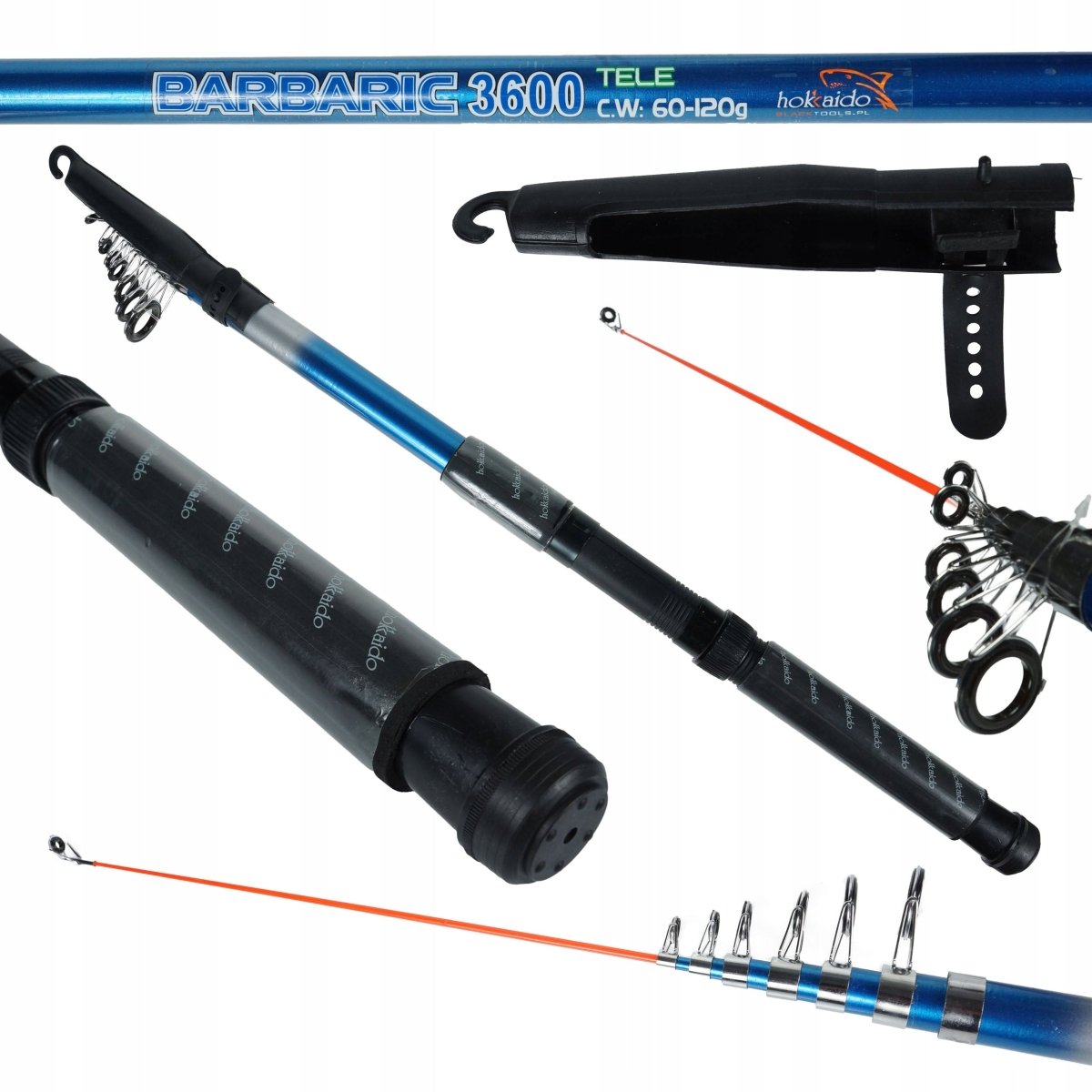 Teleskoopõng / teleskoopritv 3,0 m 60–120 g – Hokkaido Barbaric Mix Carbon, EVA käepide - Ostuklikk